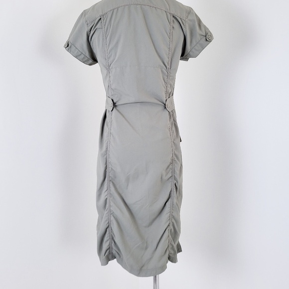 Columbia packable dress asymmetrical pockets mini titanium sportwear button down - Picture 13 of 16